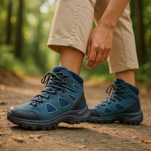 Mountain Warehouse Astronomy Women’s Mid Hiking Boots Shoes Outdoor Rugged size - Picture 2 of 15